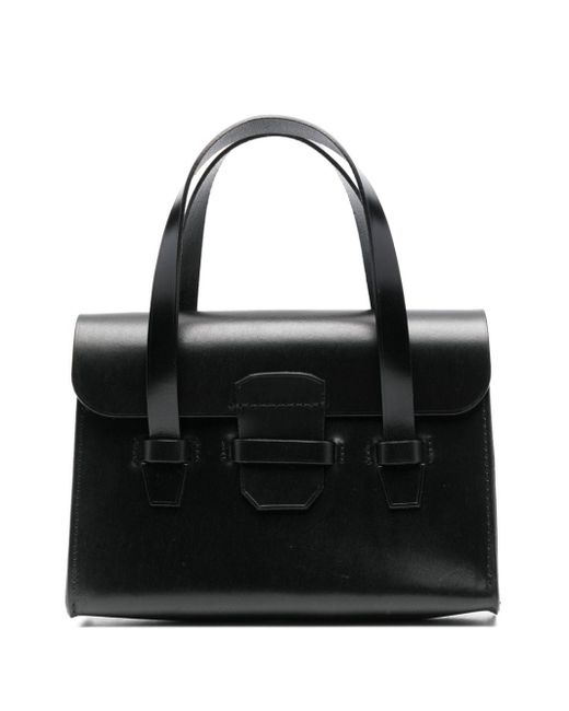 Comme des Garçons Black Leather Mini Bag