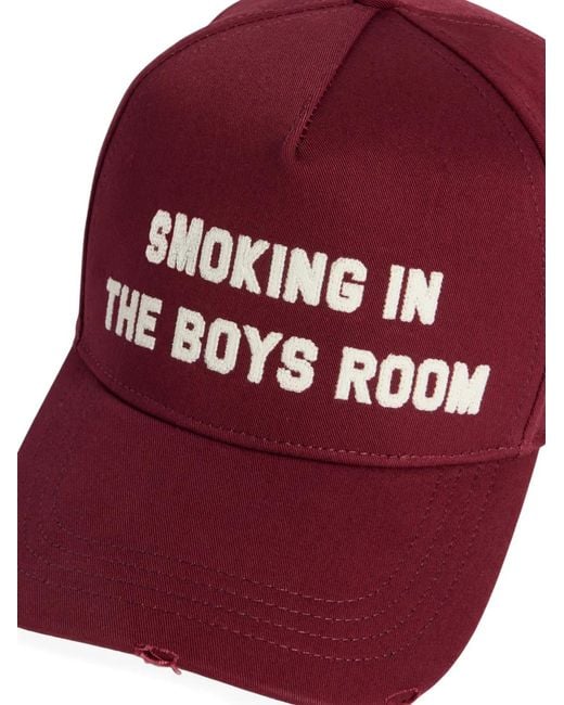 DSquared² Red College Baseball Cap for men