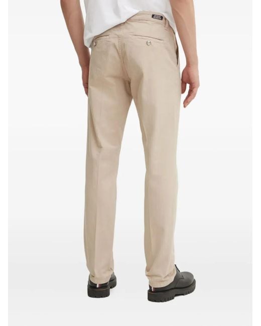 Guess Natural Striped-Pattern Trousers for men