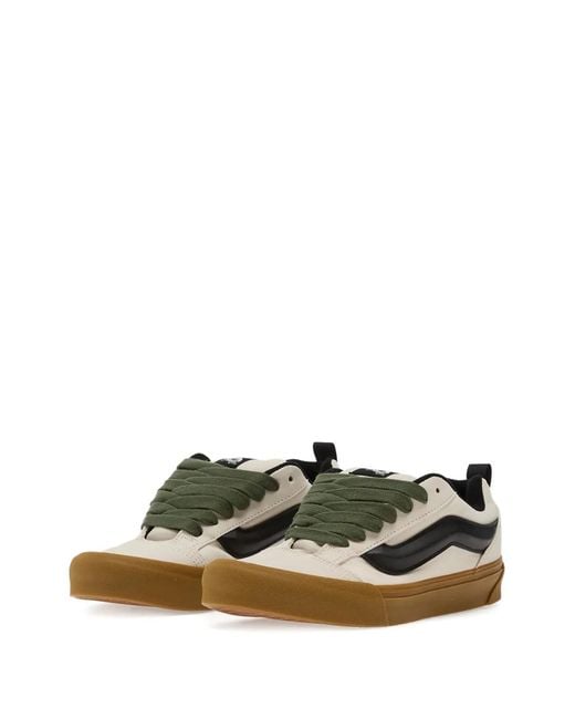 Vans White Kknu Skool Stripe Sneakers
