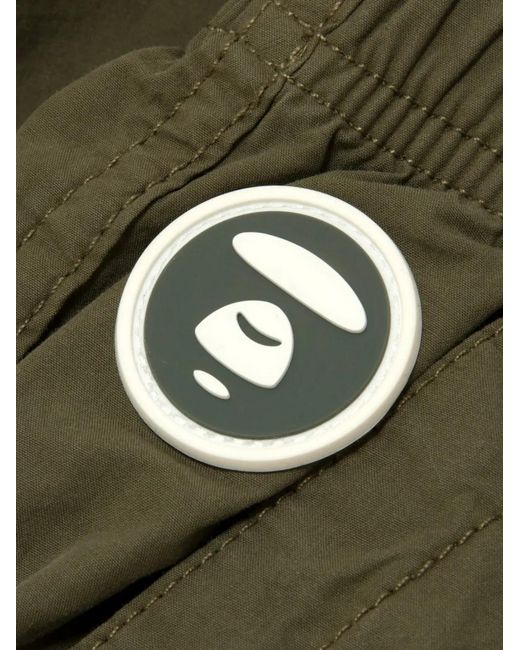 Aape By A Bathing Ape Green Cargo Shorts for men