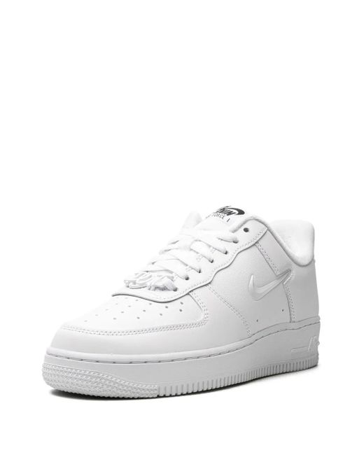 Nike White Dunk Low-Top Retro Sneakers