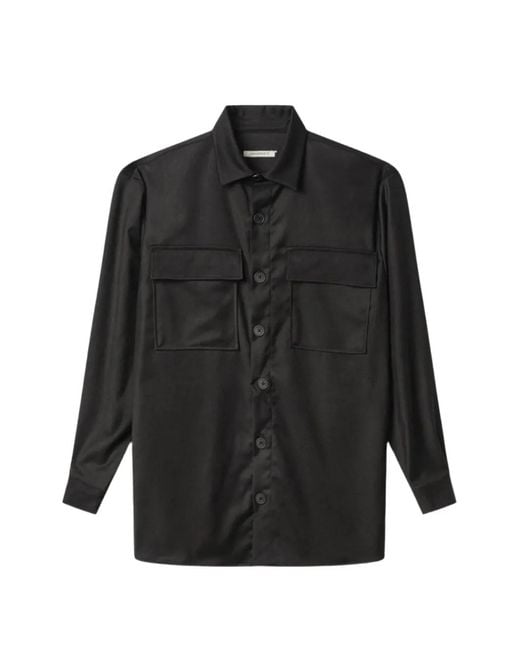 hinnominate Black Buttoned Pocket Shirt for men