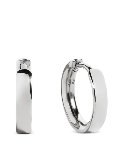 Monica Vinader White Essential Earrings