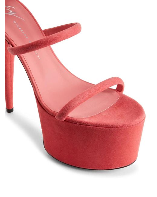 Giuseppe Zanotti Gz Aida 150mm プラットフォームサンダル Pink