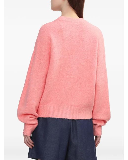 A Bathing Ape Pink Heart-Motif Sweater