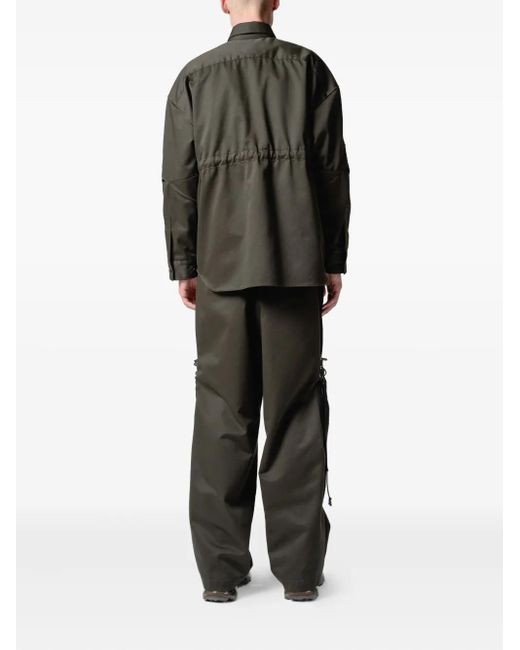 Yoshio Kubo ドローストリング シャツ Gray