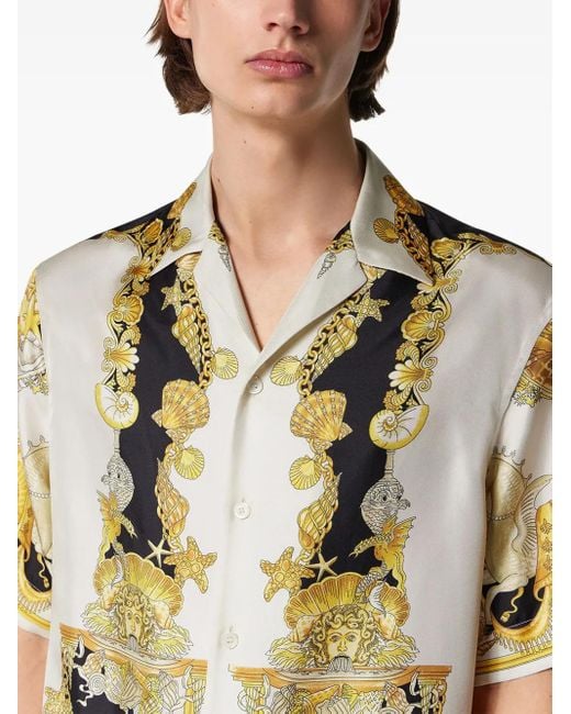 Camicia di Versace in Metallic da Uomo
