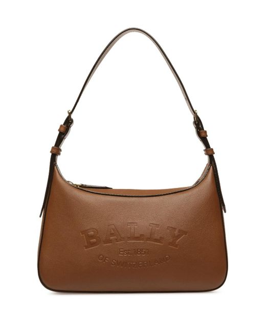 Bally Brown Coralye Leather Crossbody Bag