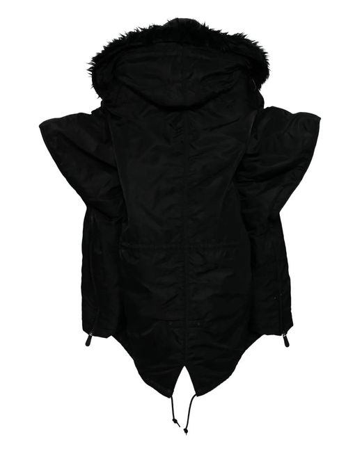 Junya Watanabe Black Oversized Coat