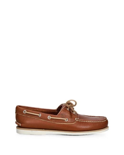 Timberland Brown Lake House Lace-Up Boat Shoes for men