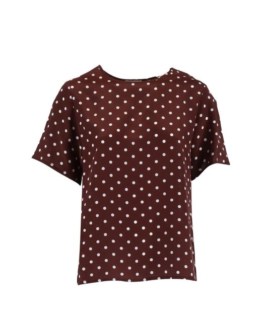 P.A.R.O.S.H. Red Polka Dot Blouse
