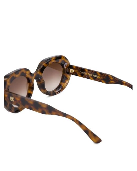 Emmanuelle Khanh Brown Lunettes De Soleil Love