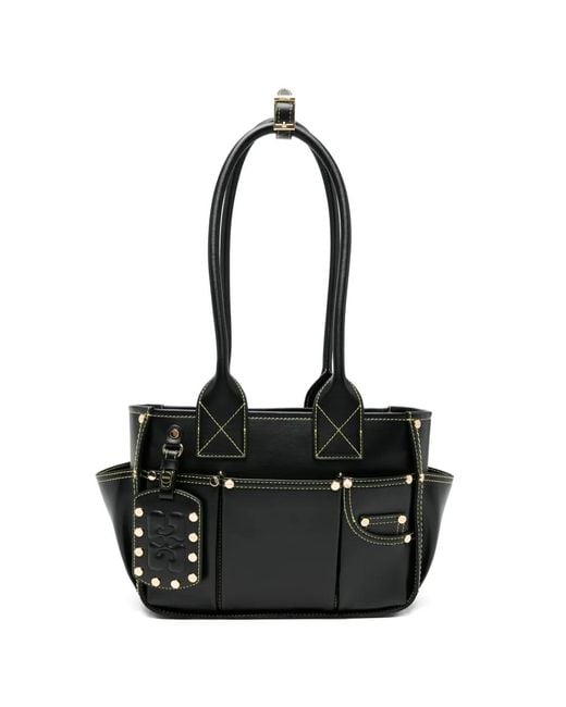 Ganni Black Posy Shoulder Bag