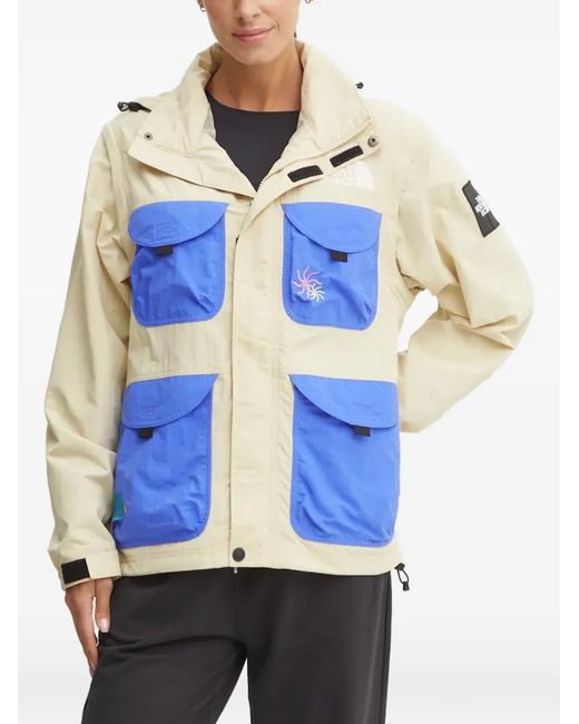 The North Face Blue Pockets Hooded Jacket