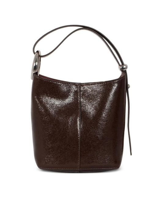 Kate Spade Brown Mini Halo Ring Detail Bucket Bag