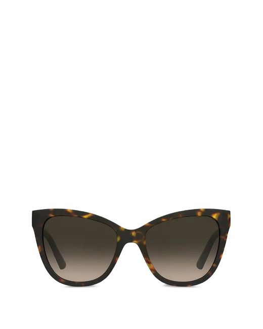 Love Moschino Gray Lunettes De Soleil À Monture Papillon