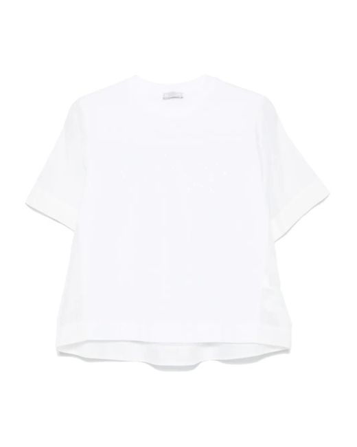 Peserico パネル Tシャツ White
