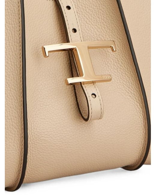 Tod's Natural T Timeless Shopping Bag