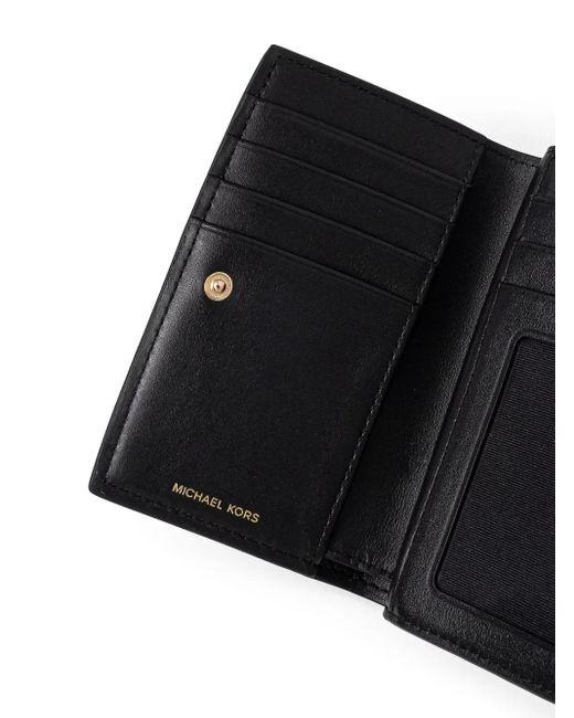 MICHAEL Michael Kors Black Textured Leather Wallet