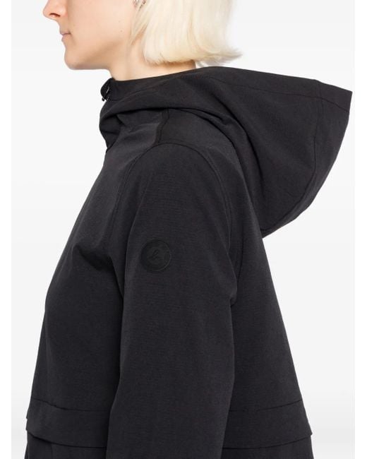 SPORT b. by agnès b. Black Logo-Patch Jacket