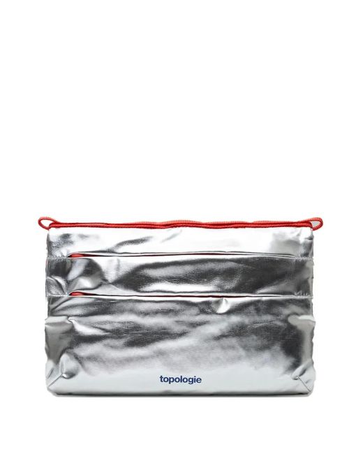 Topologie Gray Small Flat Sacoche Clutch Bag
