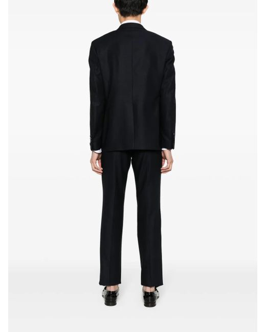 Tagliatore Black Single-Breasted Suit for men