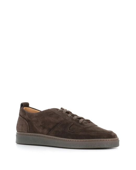Henderson Brown Suede Sneakers for men