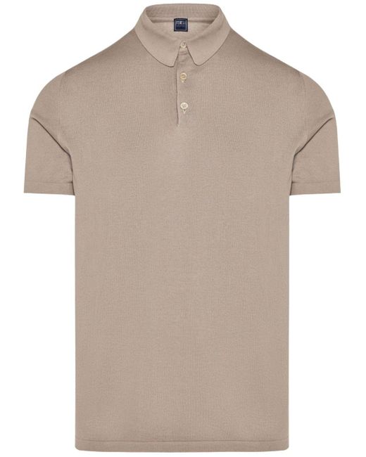 Fedeli Natural Sucesso Cotton Polo Shirt for men
