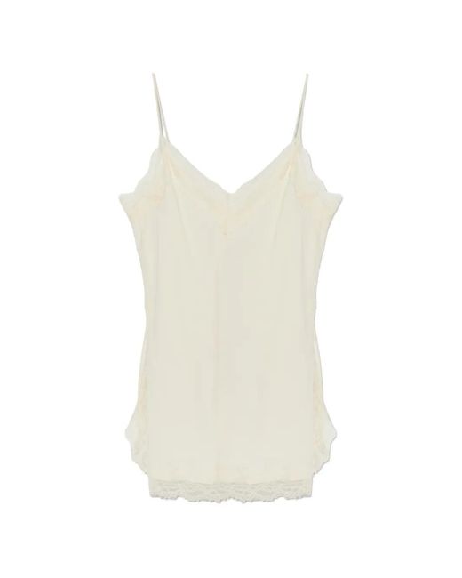 Rohe White Lace-Trim Camisole