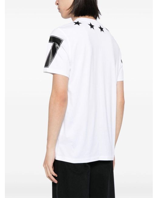 Givenchy Stars Neckline T Shirt in White for Men Lyst Canada