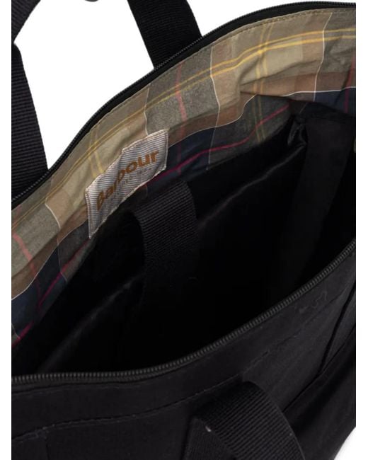 Barbour Black Olivia Zip-Fastening Backpack