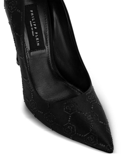 Philipp Plein Black 105Mm Decollete Pumps