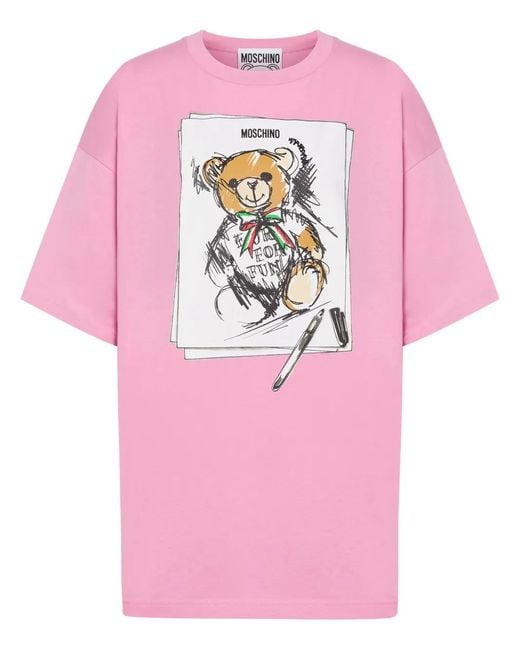 Moschino Pink Teddy Bear T-shirt