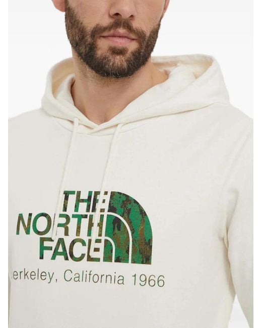 The North Face Natural Hooded Printed Sweater for men