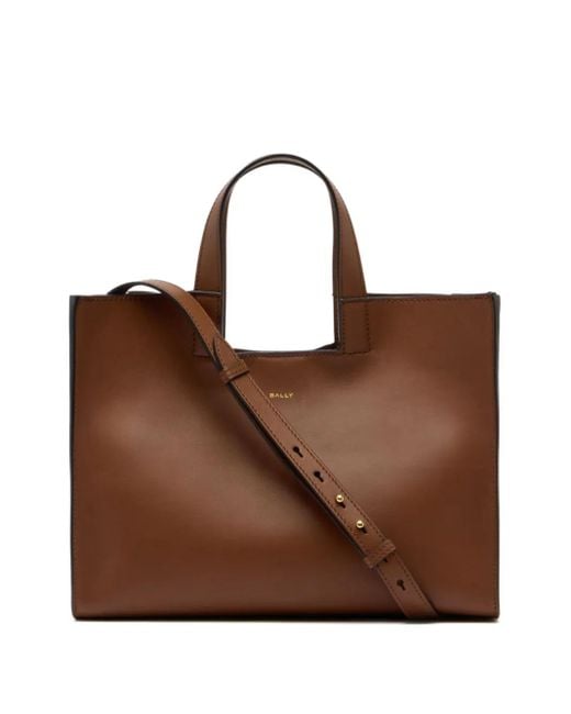 Bally Brown Easy Tote Bag