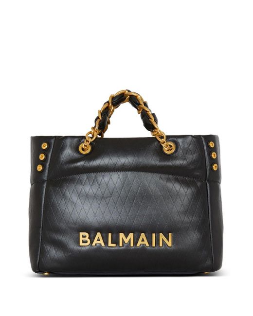 Balmain Black 1945 Soft Shopper