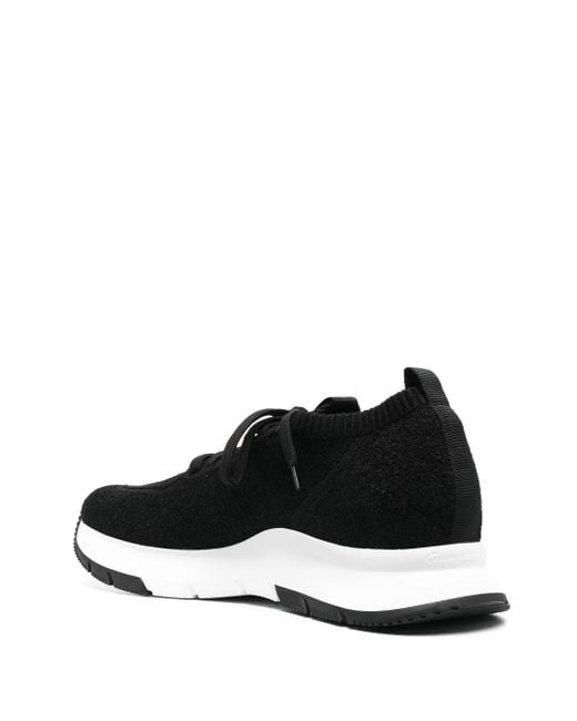 Gianvito Rossi Black Sock-Style Low-Top Sneakers for men