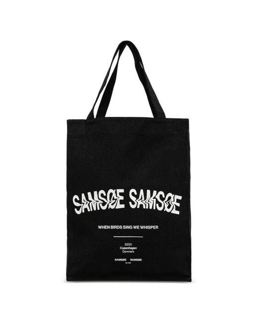 Borsa Tote Saprint di Samsøe & Samsøe in Black