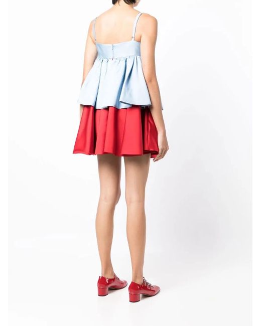 Macgraw Conversation Tiered Mini Dress