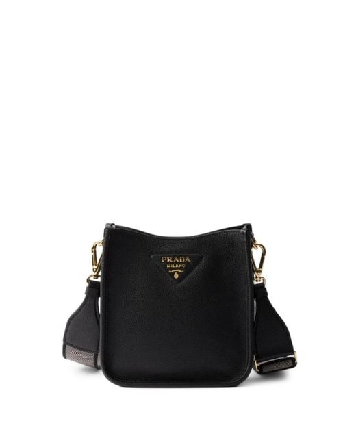 Prada Black Mini Leather Shoulder Bag