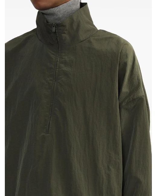 Fear Of God Green Logo-Patch Sweatshirt for men