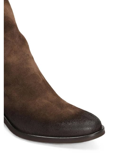 METISSE Brown Degradè-Effect Ankle Boots