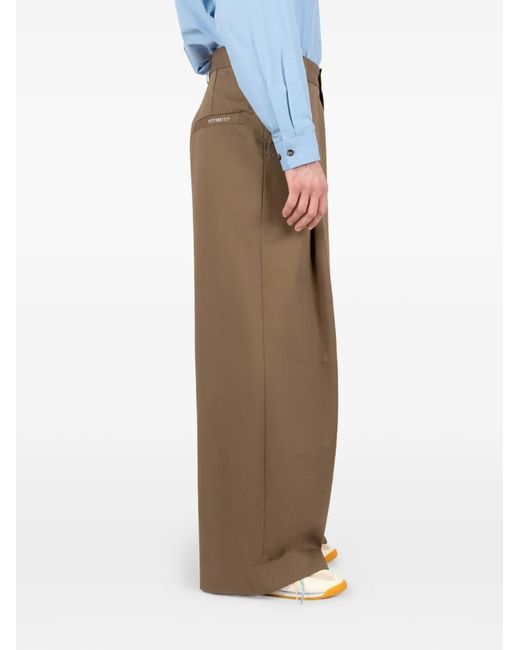 Pantaloni A Gamba Ampia di Societe Anonyme in Natural da Uomo
