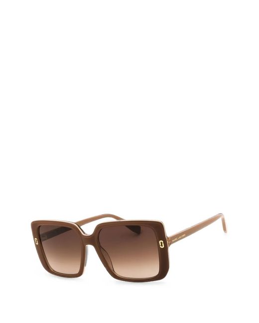 Marc Jacobs Brown Square-Frame Sunglasses