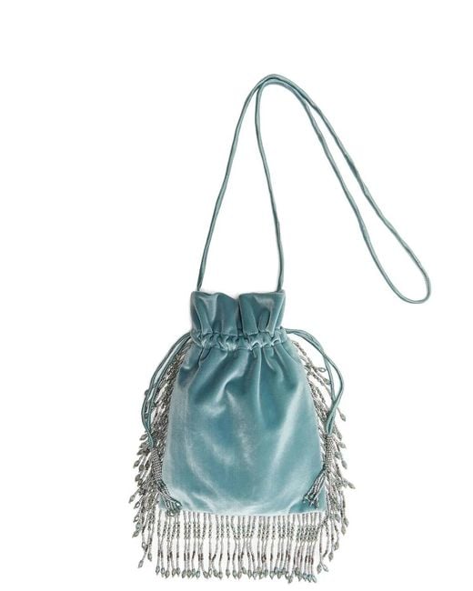 Maliparmi Blue Rugiada Crossbody Bag