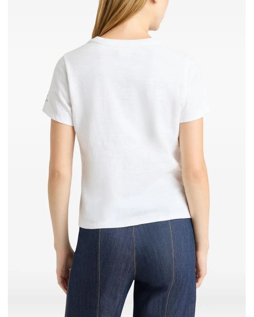 Cinq À Sept White Amour 57 Patch T-Shirts