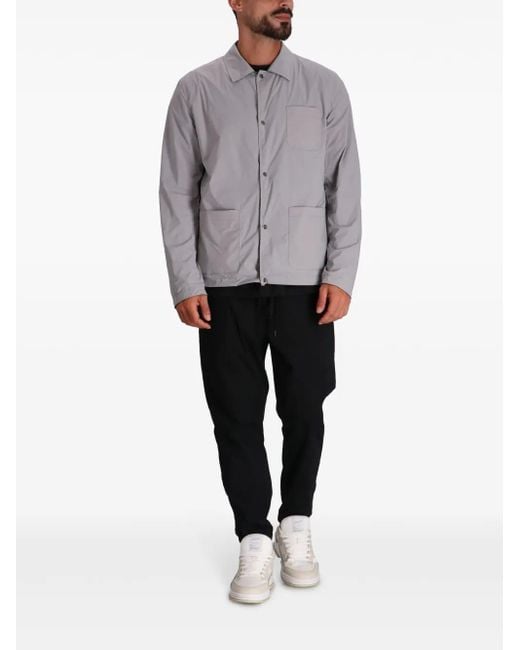 Herno Gray Reversible Shirt Jacket for men