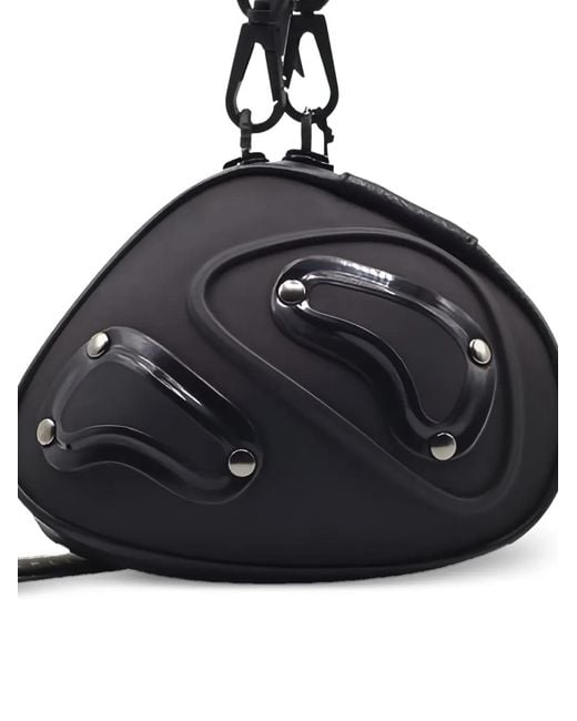 Innerraum Black Zip Adjustable-Strap Wallet