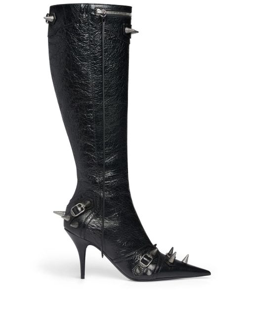 Stivali Cagole 90mm di Balenciaga in Black